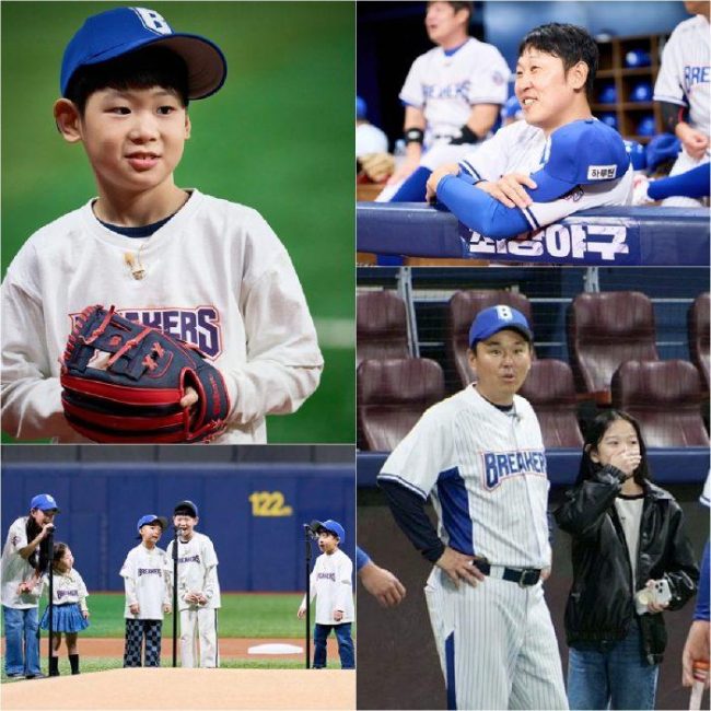 ‘최강야구’ 윤석민 아들 ‘강속구’·나주환 딸 ‘아이돌 미모’…2세들 고척돔 장악