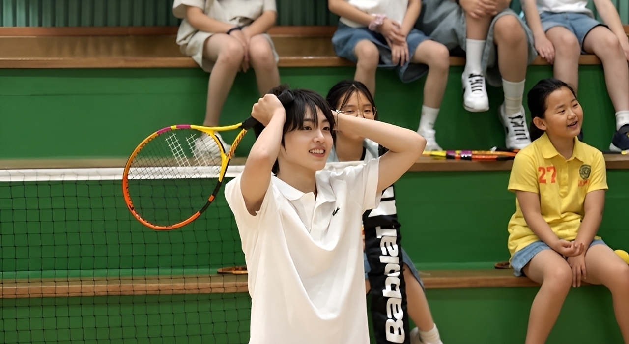 송가인이 중계한 복식 경기