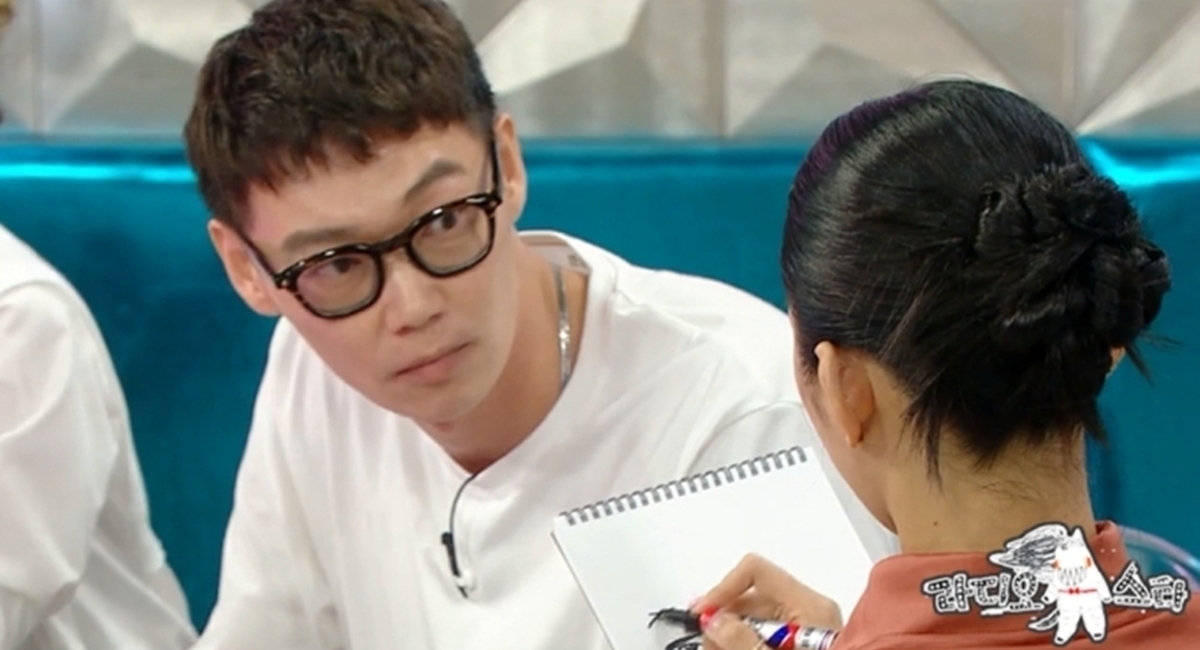 미미와 완성한 즉석 캐리커처